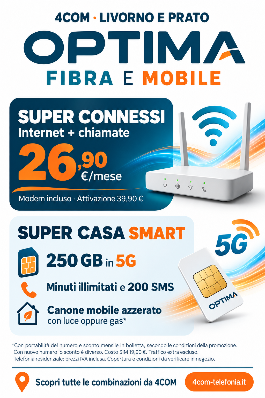 Optima: fibra e mobile