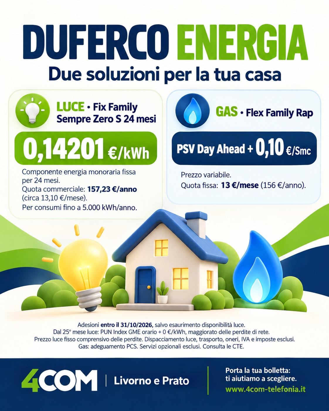 DUFERCO ENERGIA - Due soluzioni per la tua casa