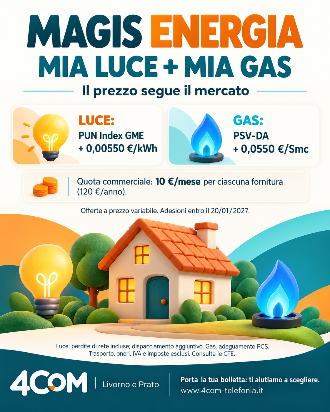 MAGIS ENERGIA - MIA LUCE + MIA GAS
