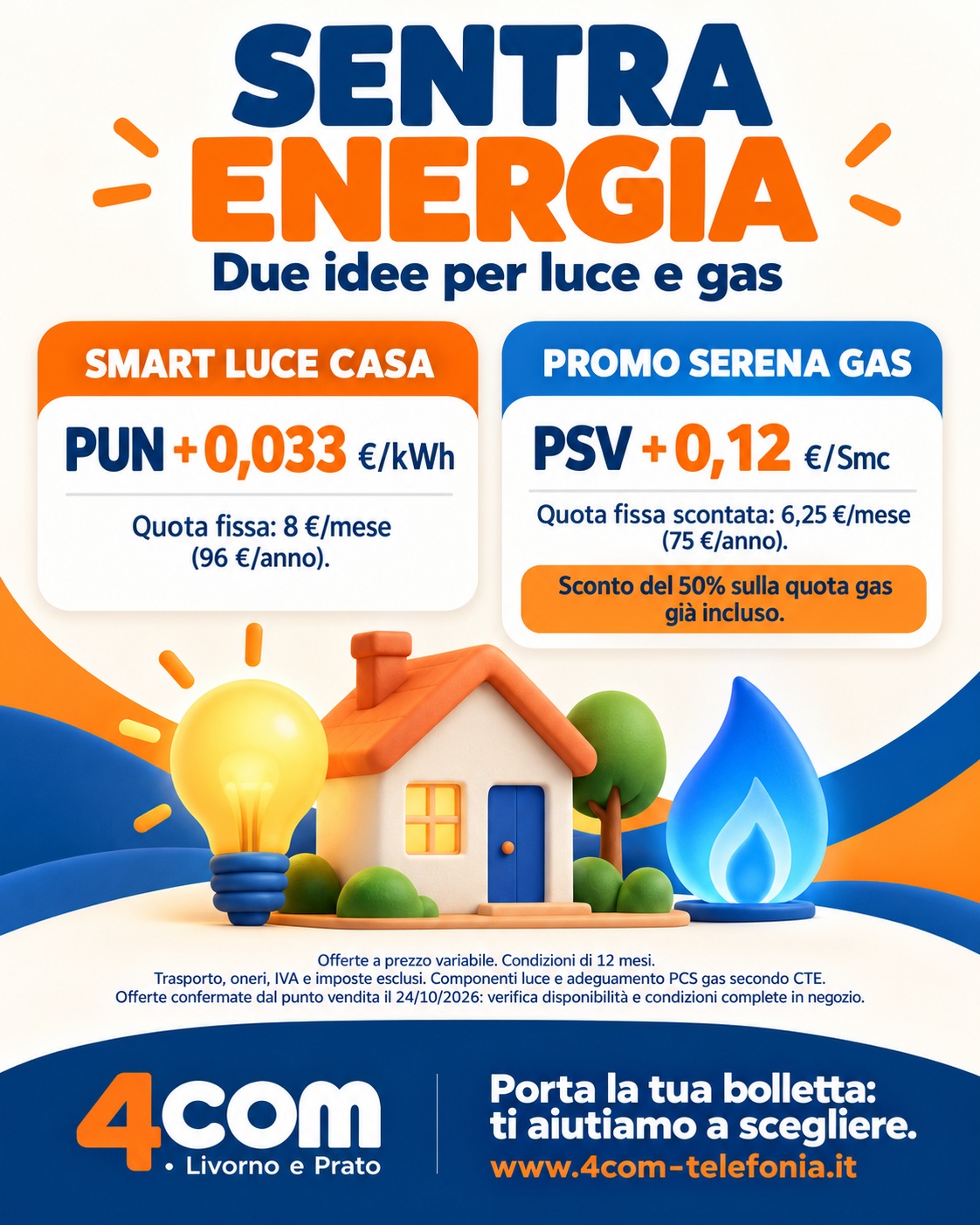 SENTRA ENERGIA - Due idee per luce e gas