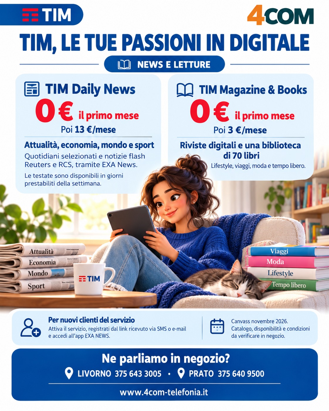 TIM Daily News e TIM Magazine & Books