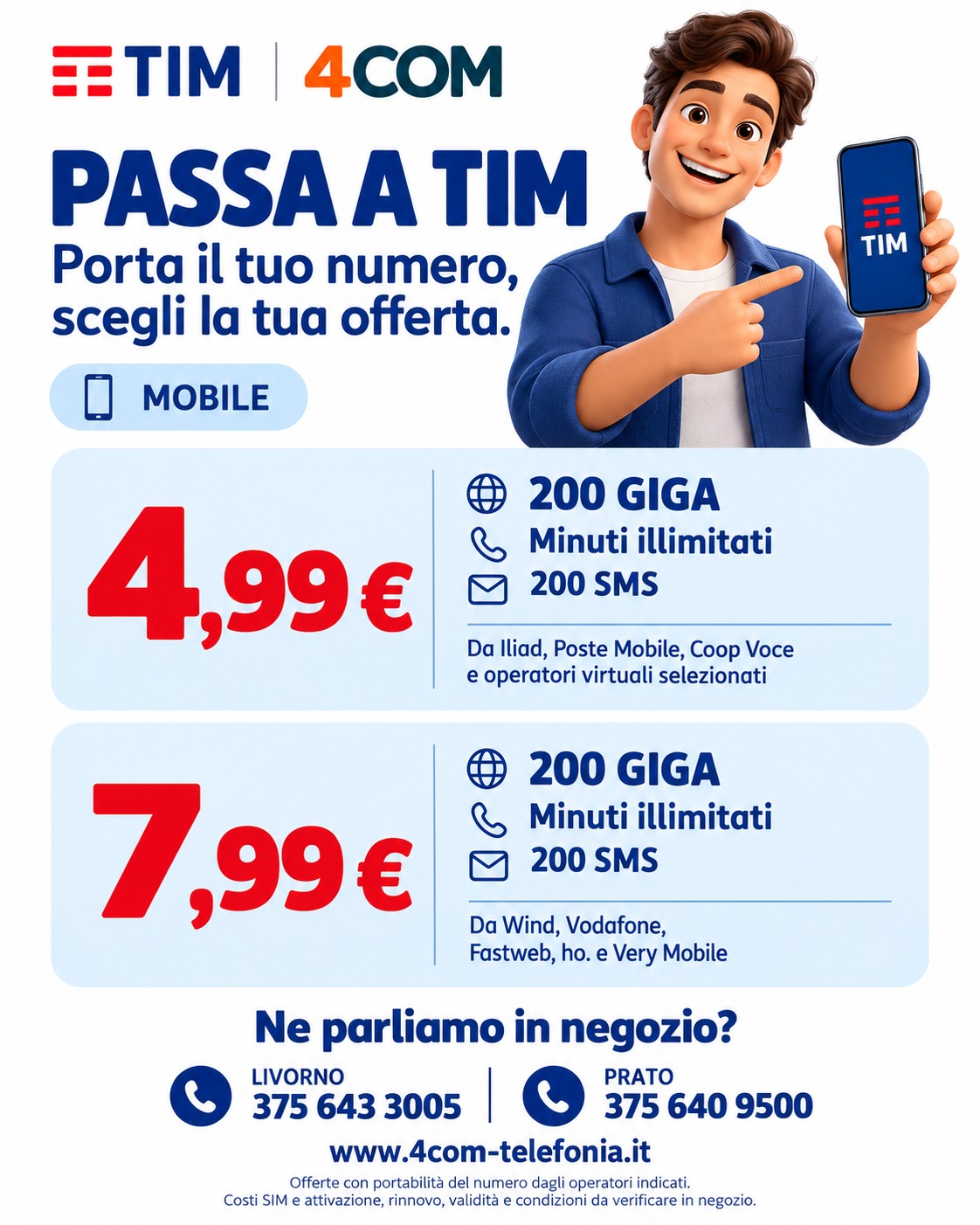 Locandina Passa a TIM